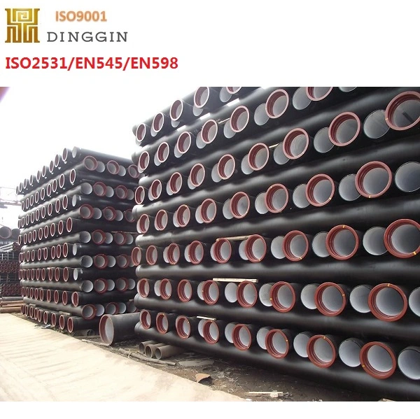 DN1400 Cement Lined ISO 2531 BS En 545 En598 Ductile Cast Iron Sewer Drain Pipe & Fittings Factory SGS Inspection Available